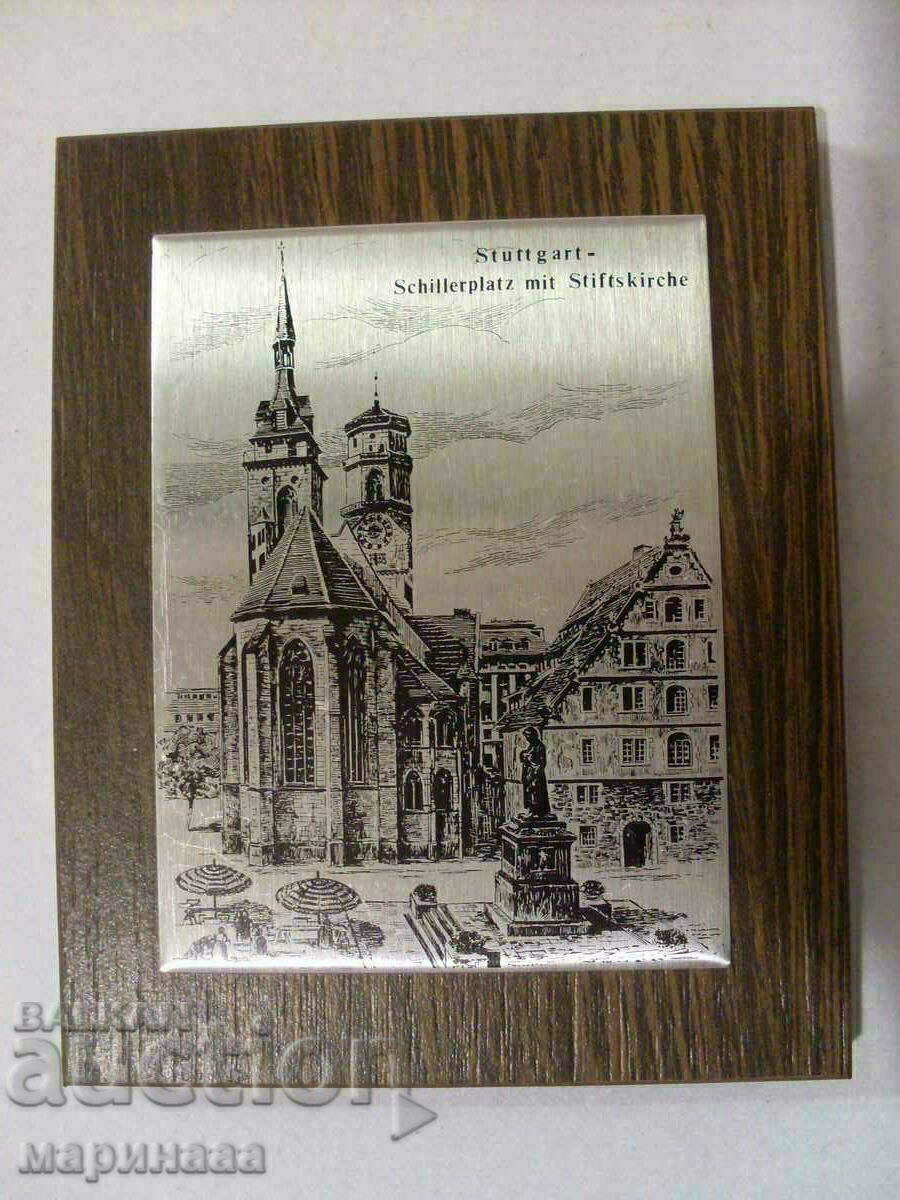 PANEL. WOOD, ZINC. GERMANY PANEL. WOOD, ZINC. GERMANY