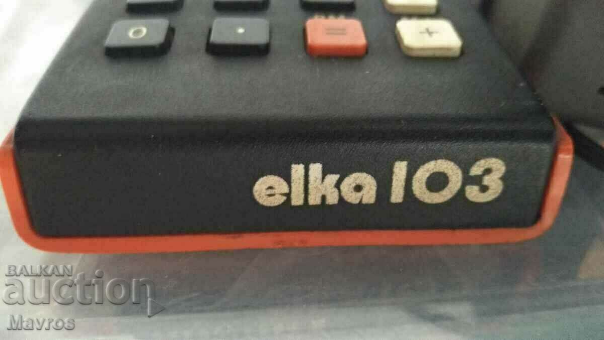 Licitație ELKA 103 - calculator electronic din zorii electronicii