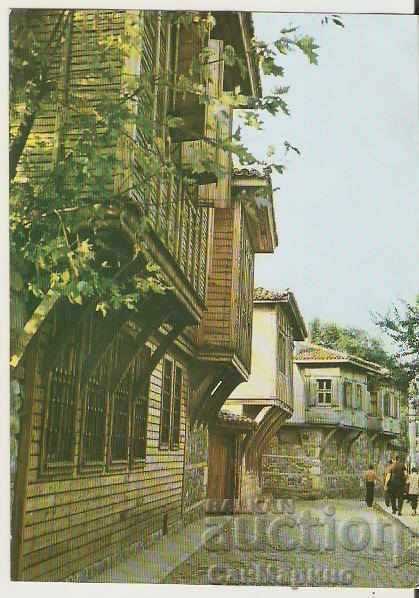 Картичка  България  Созопол Стари къщи 5**
