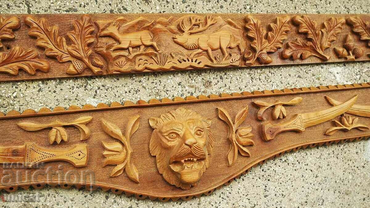 Дърворезба, фриз за камина или украса на стена Дърворезба, фриз за камина или украса на стена