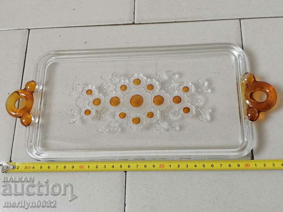 Δημοπρασία Παλιό γυάλινο δίσκο, τηγάνι, σετ, γυαλί Δημοπρασία Παλιό γυάλινο δίσκο, τηγάνι, σετ, γυαλί