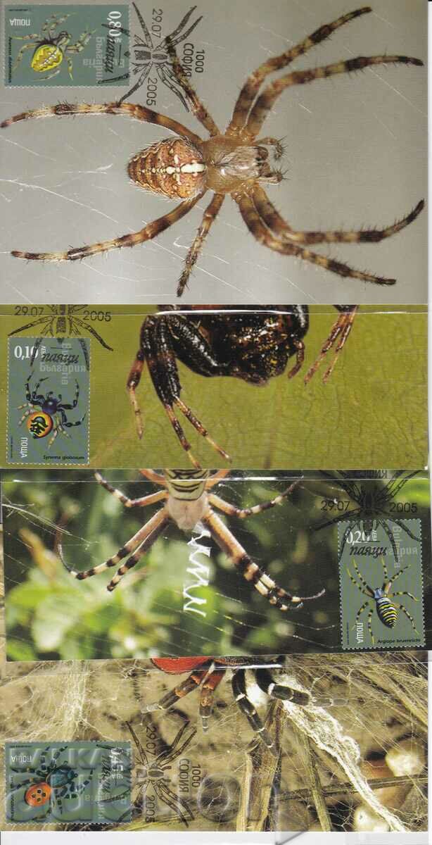 Carduri maxim 2005 Păianjeni Nr. 4695 - 98 4 buc.