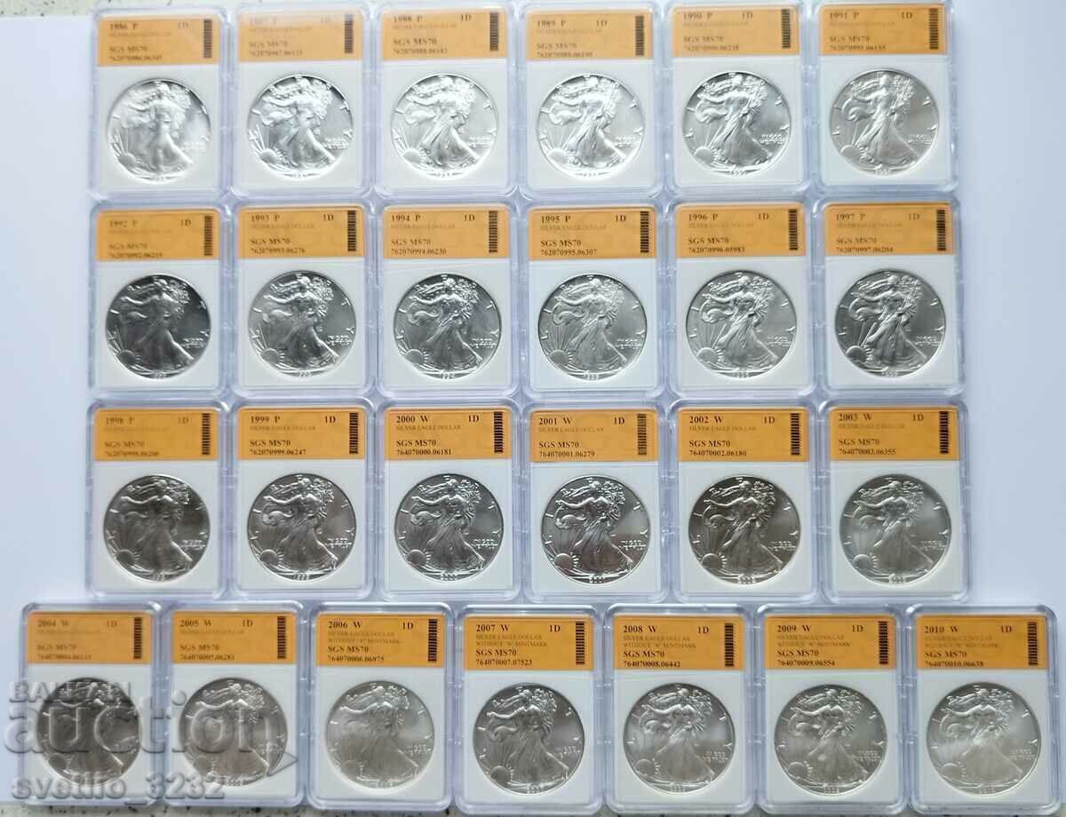 Silver 1 OZ American Eagle 25 pcs