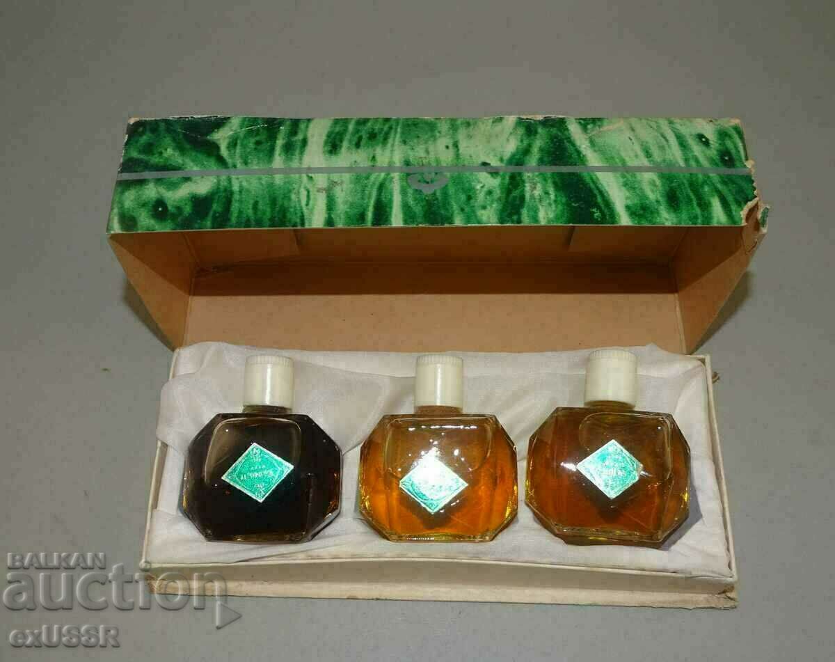 Set of 3 Russian Soviet perfumes Samotsveti