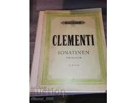 Clementi. Sonatinen für klavier. Op. 36, 37, 38 (със забележ