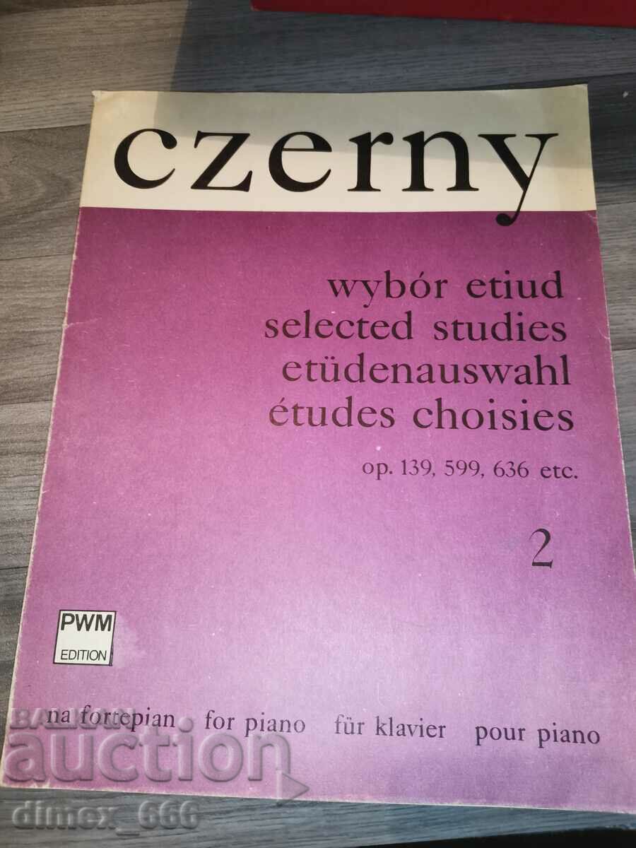 Selection of etudes. Op. 139, 599, 636 Carl Czerny