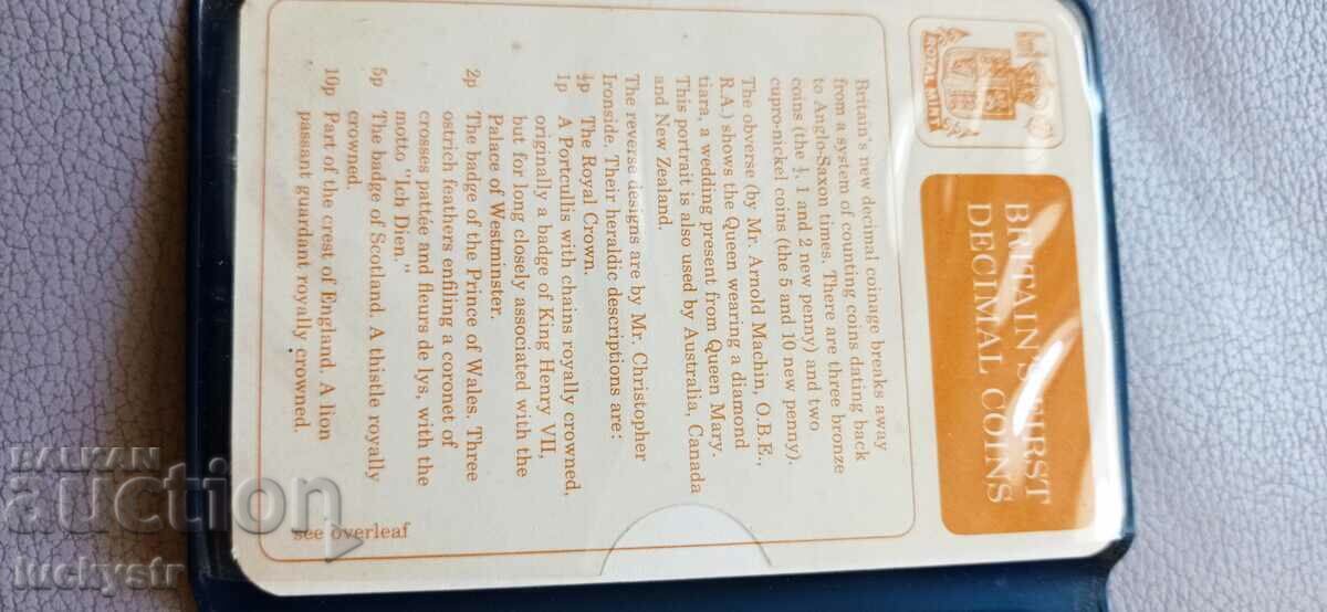 Auction Coin set - England + gift Auction Coin set - England + gift