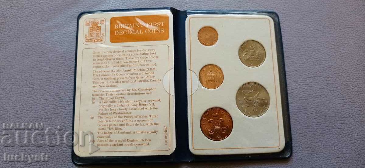 Coin set - England + gift Coin set - England + gift