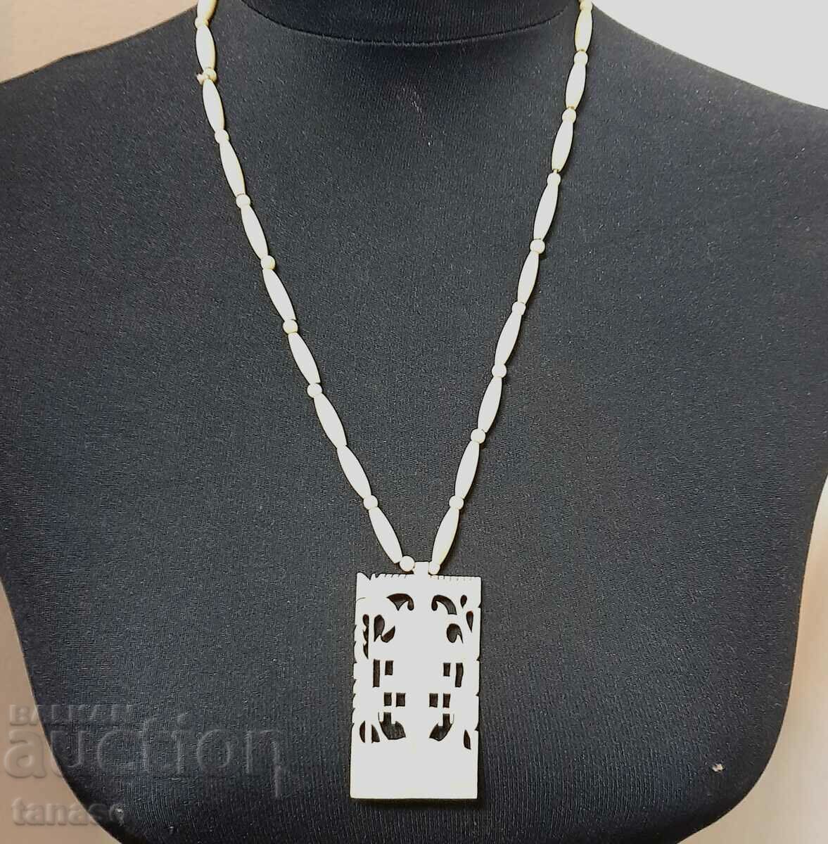 Antique Ivory Necklace(12.3) - 5 Antique Ivory Necklace(12.3) - 5