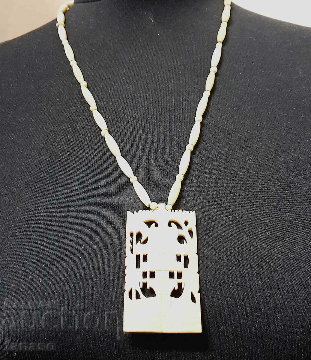 Antique Ivory Necklace(12.3) - 6 Antique Ivory Necklace(12.3) - 6