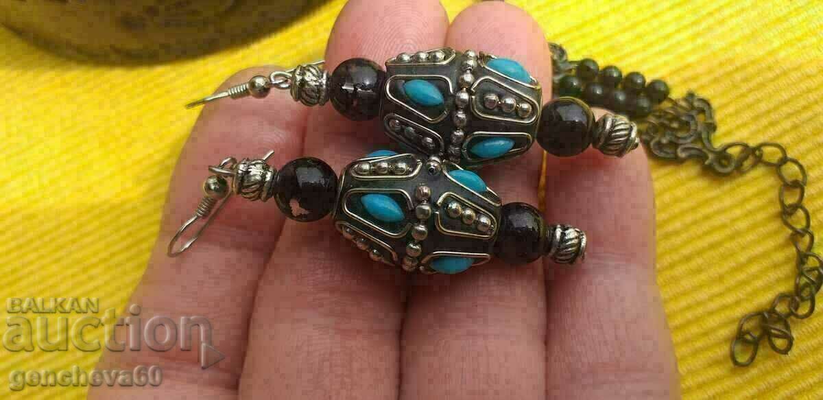 Vintage costume bracelet and earrings - 5 Vintage costume bracelet and earrings - 5