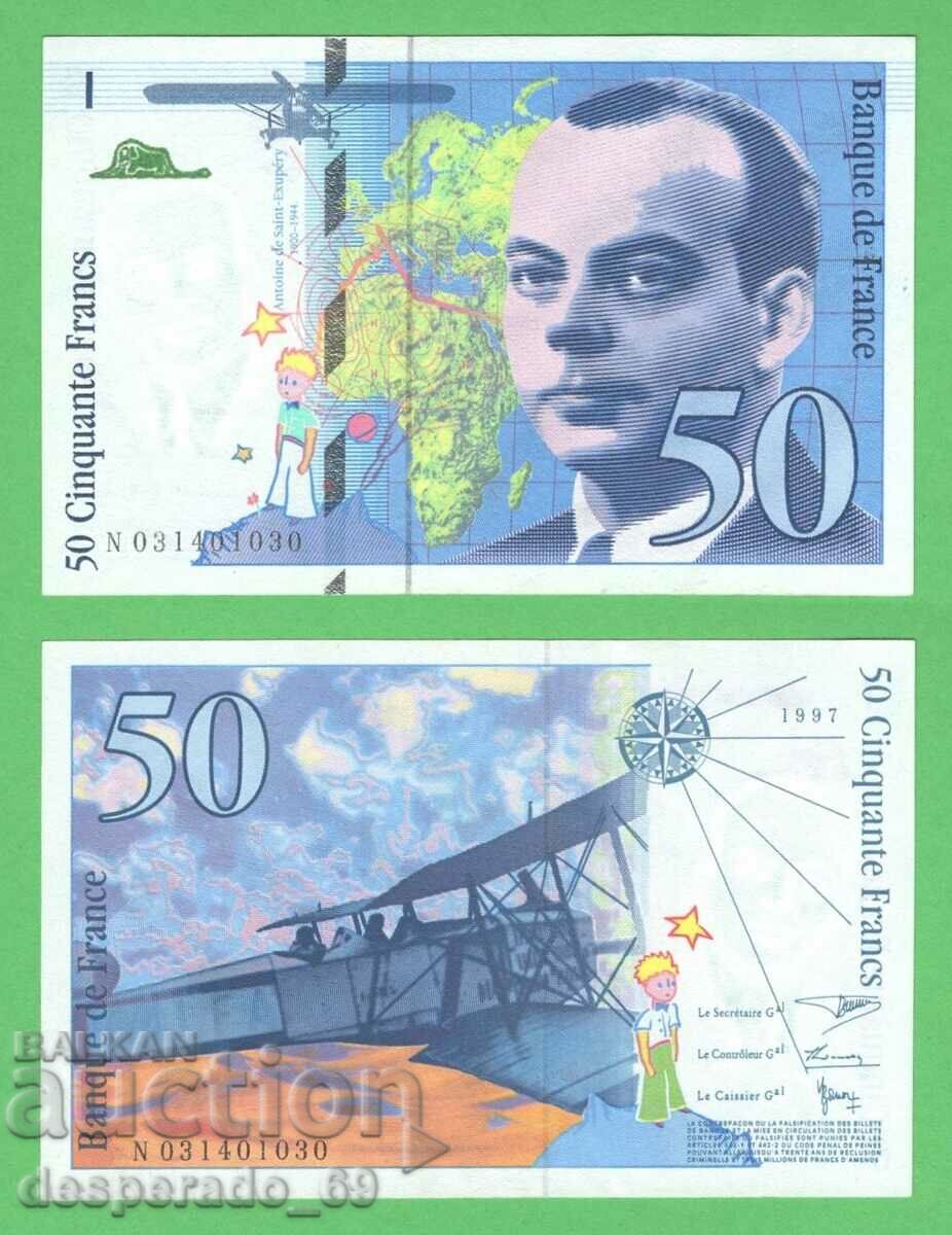 (¯`'•.¸ FRANCE 50 francs 1997 ¸.•'´¯)