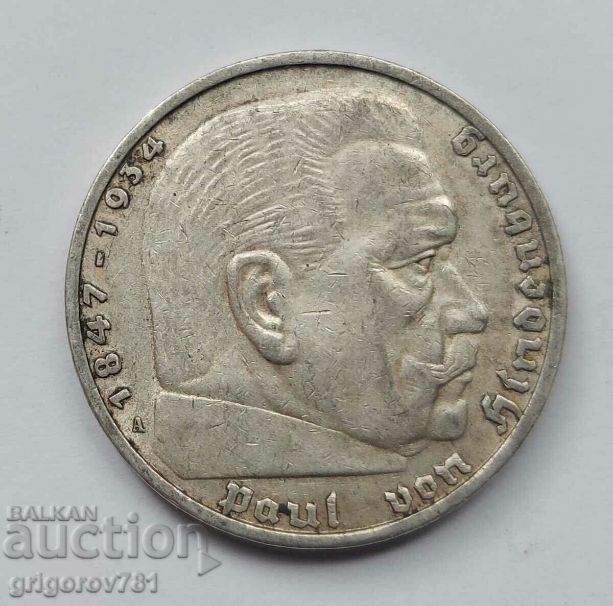 5 Mark Silver Germany 1936 A III Reich Silver Coin #36 με τιμή € 16.87 | 32.99 BGN 5 Mark Silver Germany 1936 A III Reich Silver Coin #36 με τιμή € 16.87 | 32.99 BGN
