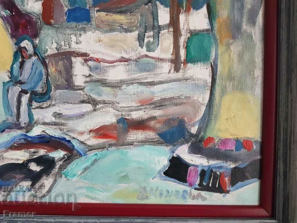 Auction Dora Kancheva 1926-2013 Landscape from Varshets Unique painting Auction Dora Kancheva 1926-2013 Landscape from Varshets Unique painting