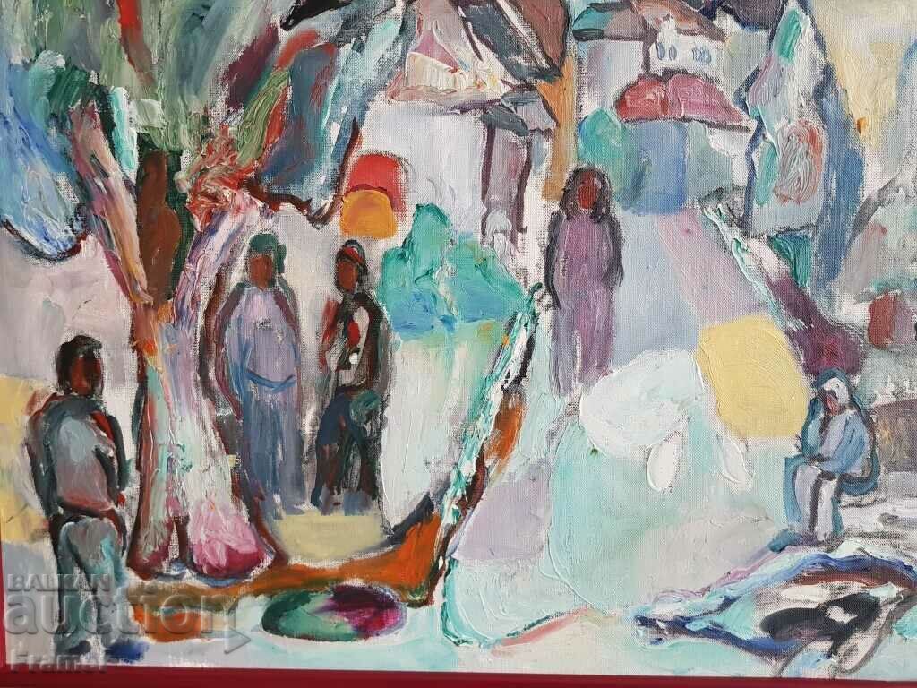 Delivery of Dora Kancheva 1926-2013 Landscape from Varshets Unique painting Delivery of Dora Kancheva 1926-2013 Landscape from Varshets Unique painting