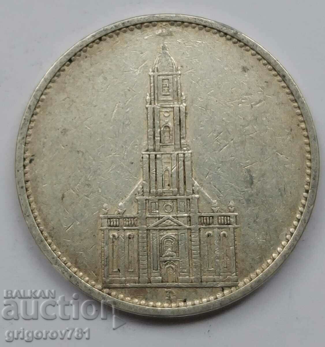 Moneda de argint 5 Mark Germania 1934 D III Reich #73 cu preț € 16.87 | 32.99 BGN Moneda de argint 5 Mark Germania 1934 D III Reich #73 cu preț € 16.87 | 32.99 BGN