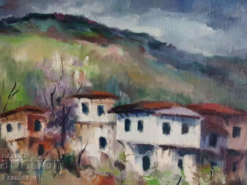 Auction Angel Ivanov (1925 – 2014) neighborhood of Teteven oil paints Auction Angel Ivanov (1925 – 2014) neighborhood of Teteven oil paints