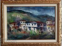 Angel Ivanov (1925 – 2014) neighborhood of Teteven oil paints