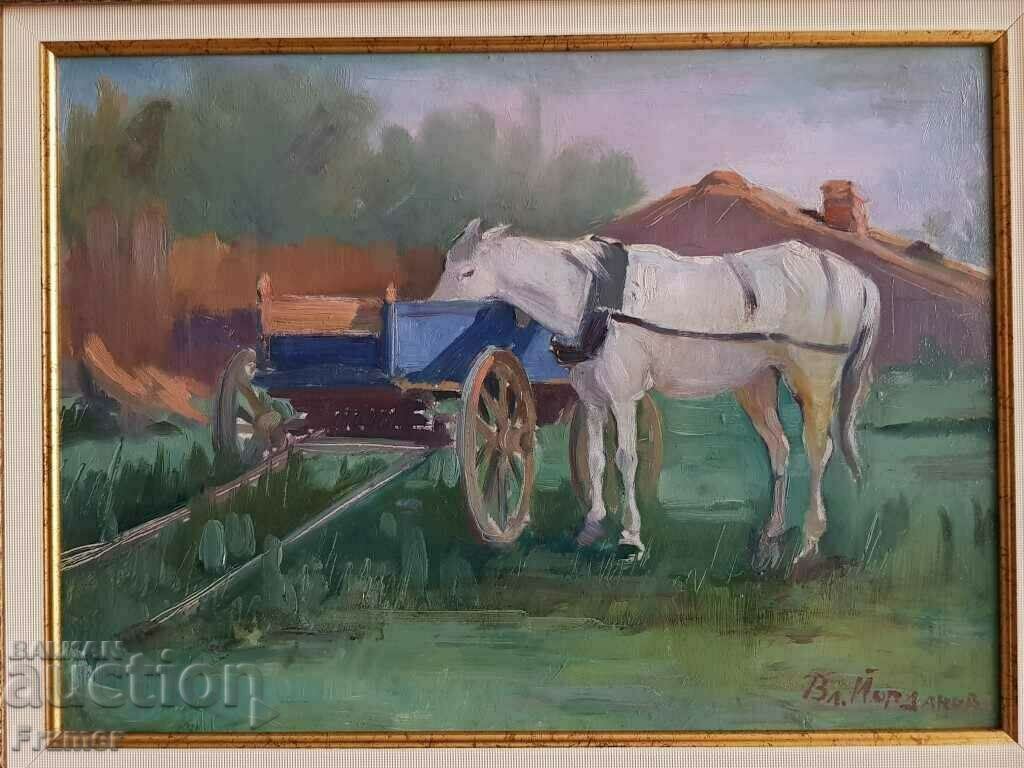 Vladimir Yordanov Rest classic painting 1940s with price 1100.00 BGN | € 562.42 Vladimir Yordanov Rest classic painting 1940s with price 1100.00 BGN | € 562.42