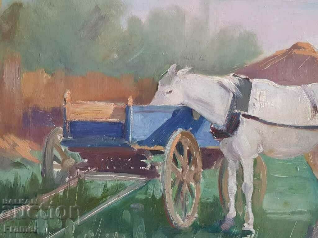 Auction  Vladimir Yordanov Rest classic painting 1940s