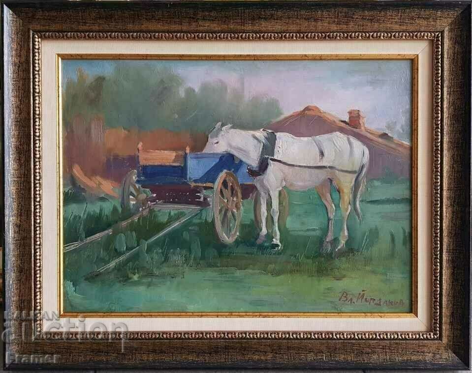 Vladimir Yordanov Rest classic painting 1940s