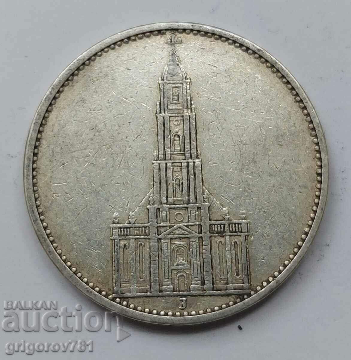 5 Mark Silver Γερμανία 1934 J III Reich Ασημένιο νόμισμα #80 με τιμή € 16.87 | 32.99 BGN