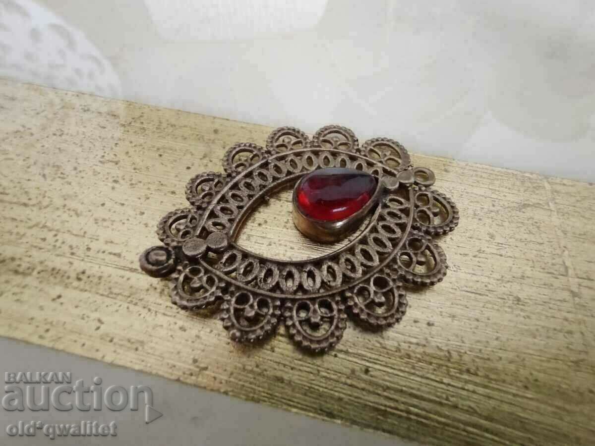 Star pendant with red accent 45 mm / 25 mm - 6 Star pendant with red accent 45 mm / 25 mm - 6