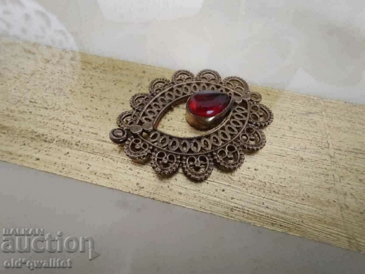 Star pendant with red accent 45 mm / 25 mm - 7 Star pendant with red accent 45 mm / 25 mm - 7