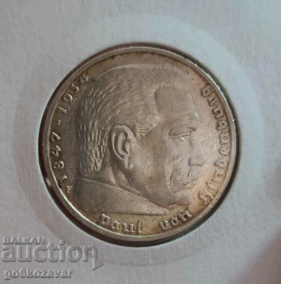 Germany Third Reich! 5 stamps 1938 Silver. Rare F with price 62.00 BGN | € 31.70 Germany Third Reich! 5 stamps 1938 Silver. Rare F with price 62.00 BGN | € 31.70