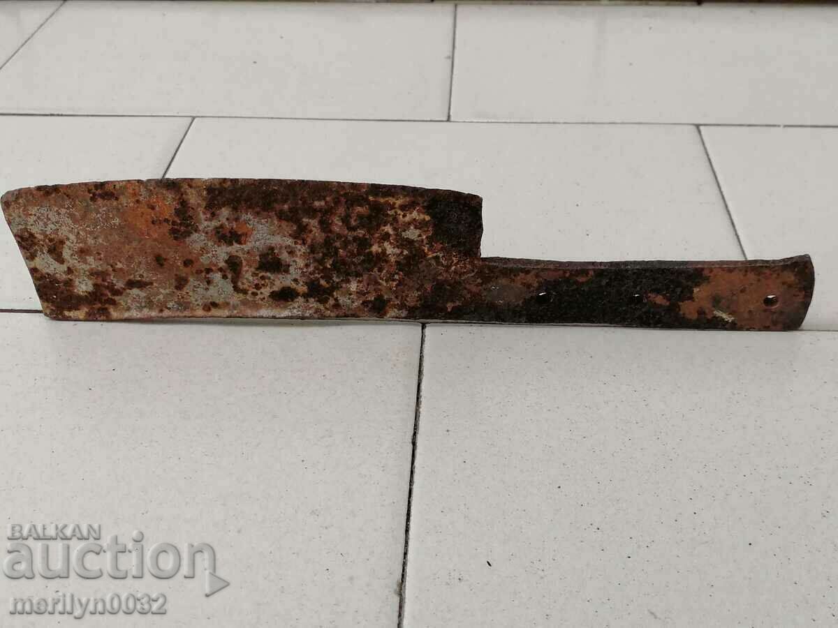 Old forged scythe, ax, hoop, knife, machete, blade with price 37.00 BGN | € 18.92 Old forged scythe, ax, hoop, knife, machete, blade with price 37.00 BGN | € 18.92