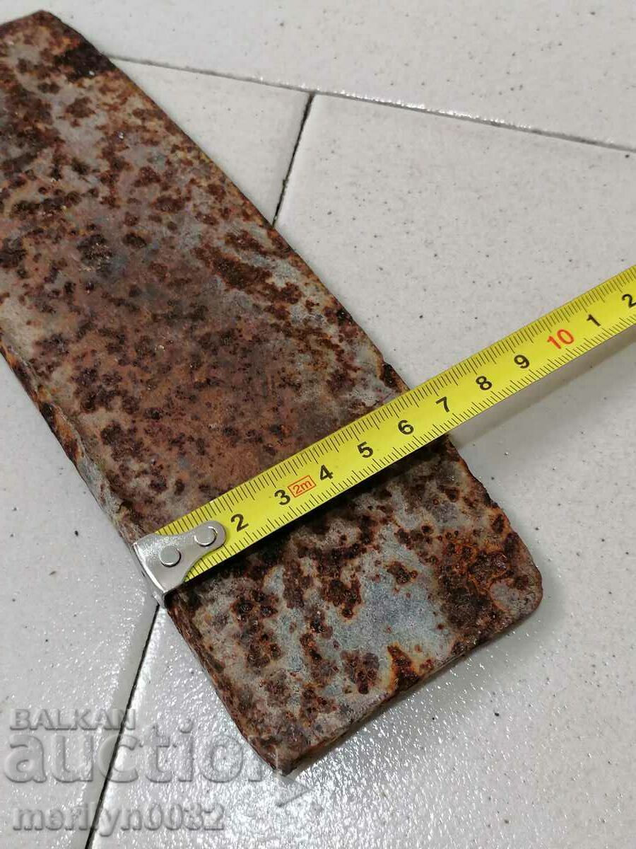 Old forged scythe, ax, hoop, knife, machete, blade - 6 Old forged scythe, ax, hoop, knife, machete, blade - 6