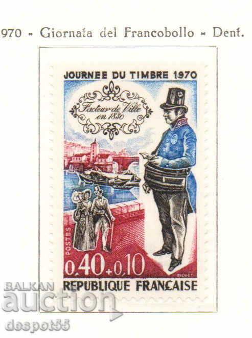 1970. Франция. Ден на пощенската марка.