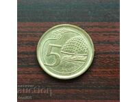 Singapore 5 Cent 2013 UNC
