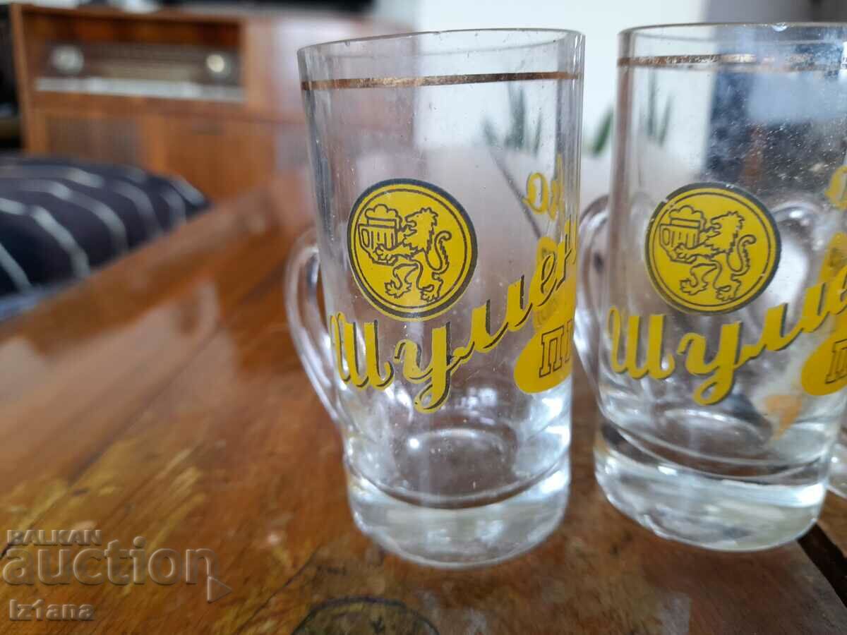Old cups of Shumen beer with price 25.00 BGN | € 12.78 Old cups of Shumen beer with price 25.00 BGN | € 12.78