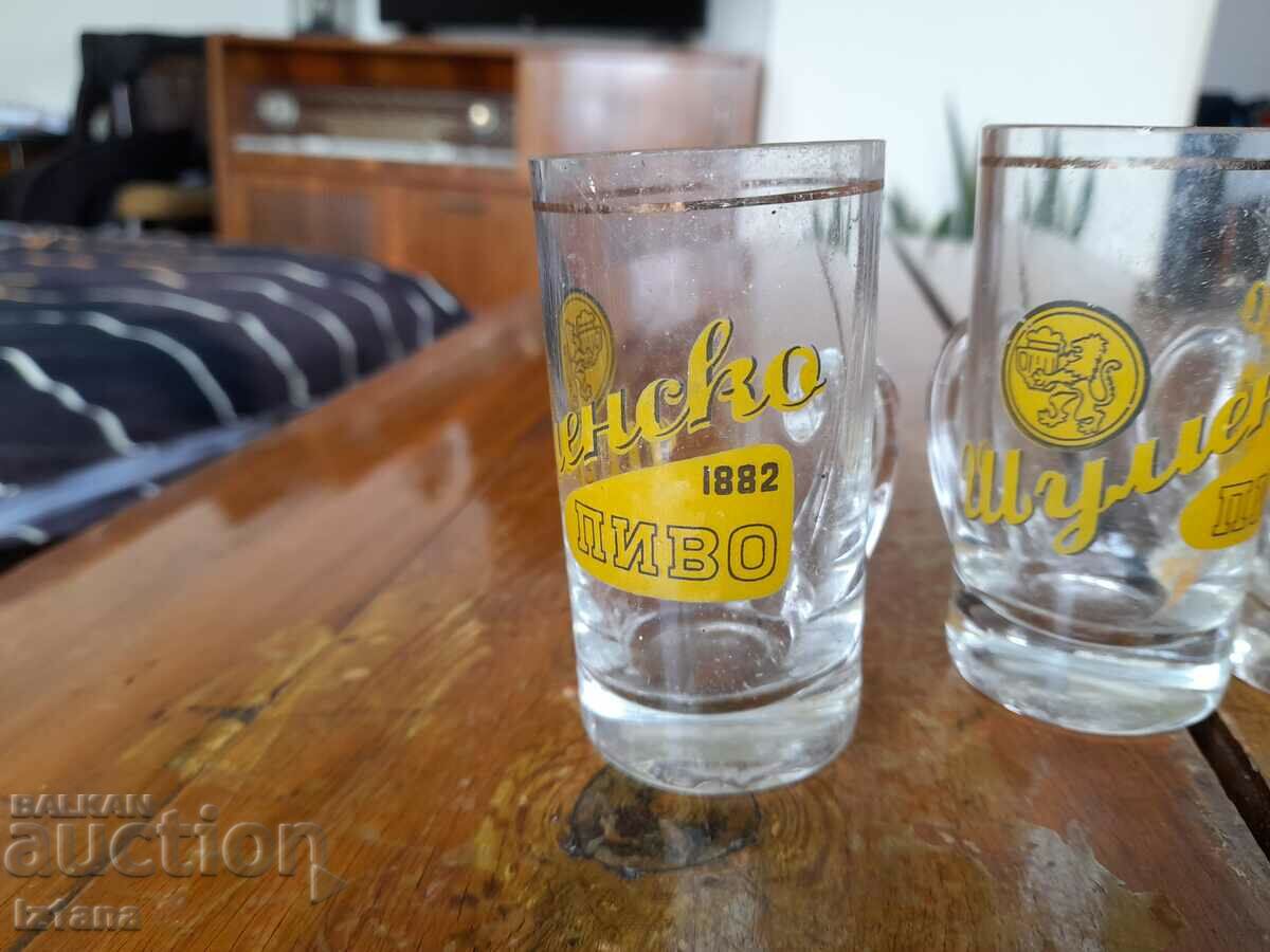 Auction Old cups of Shumen beer Auction Old cups of Shumen beer