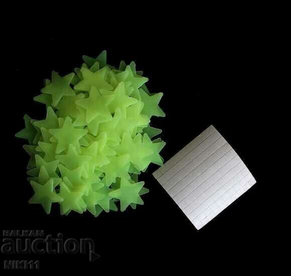 Auction Luminous phosphor stars 100 pcs. Decoration for children's room Auction Luminous phosphor stars 100 pcs. Decoration for children's room