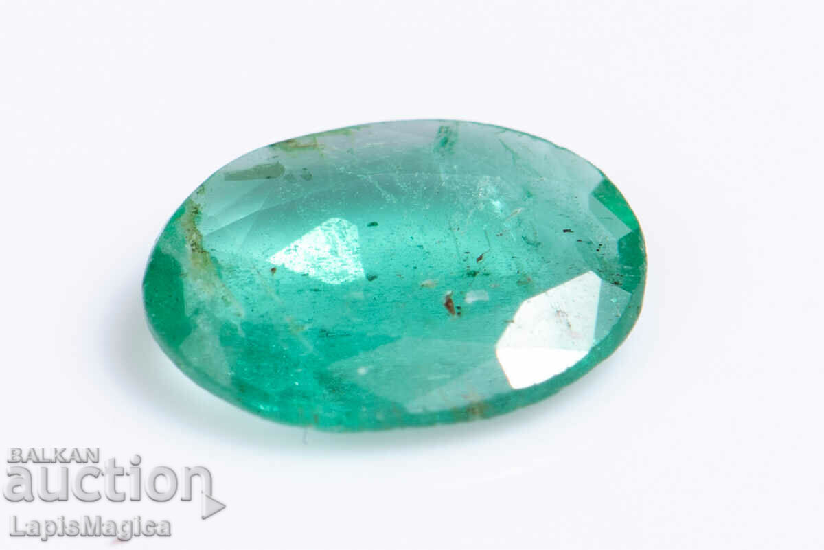 Zambian emerald 0.71ct oval cut