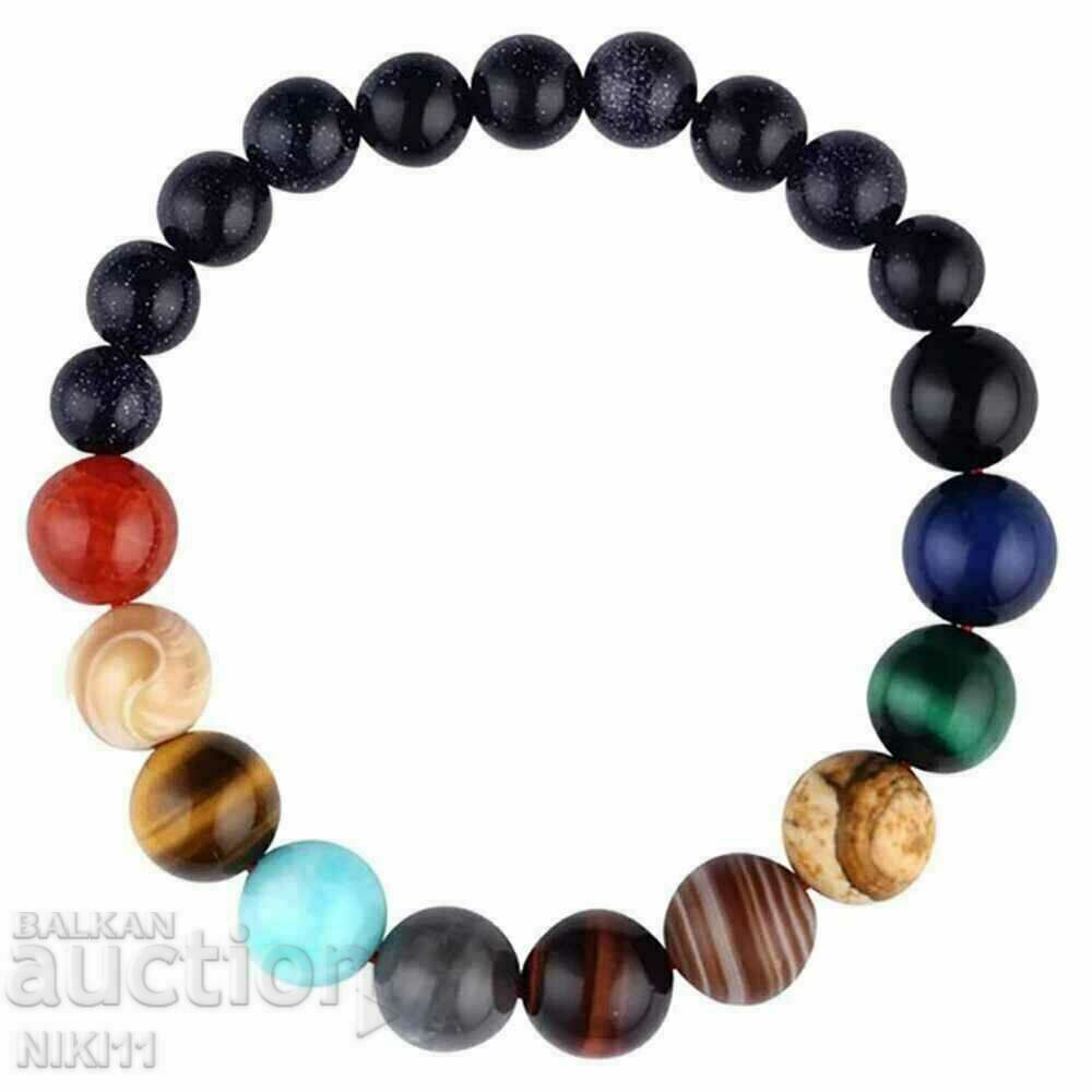 Auction Bracelet with Planets, sun and moon, Zodiac, signs Auction Bracelet with Planets, sun and moon, Zodiac, signs