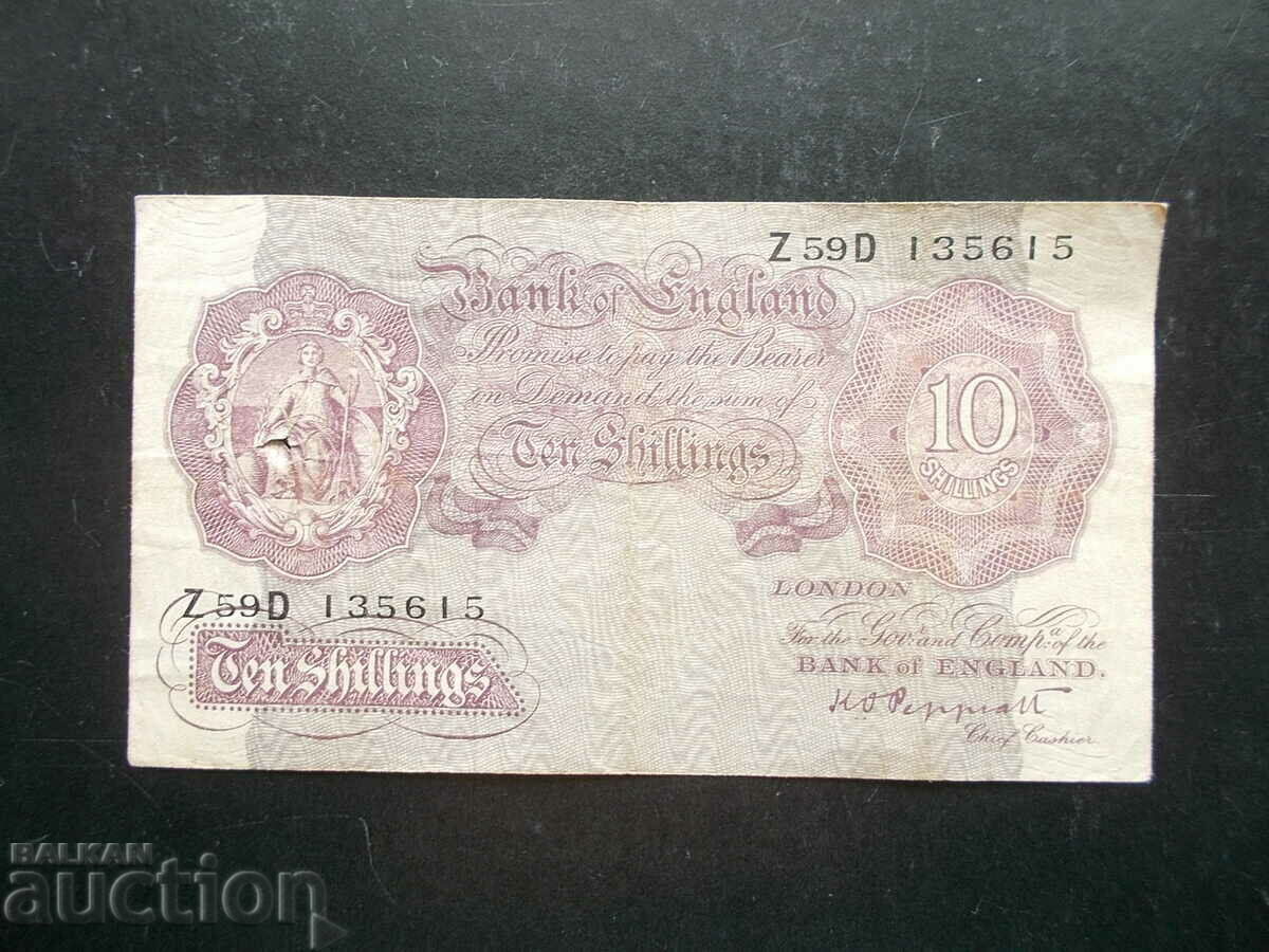 АНГЛИЯ , 10 шилинга , 1940