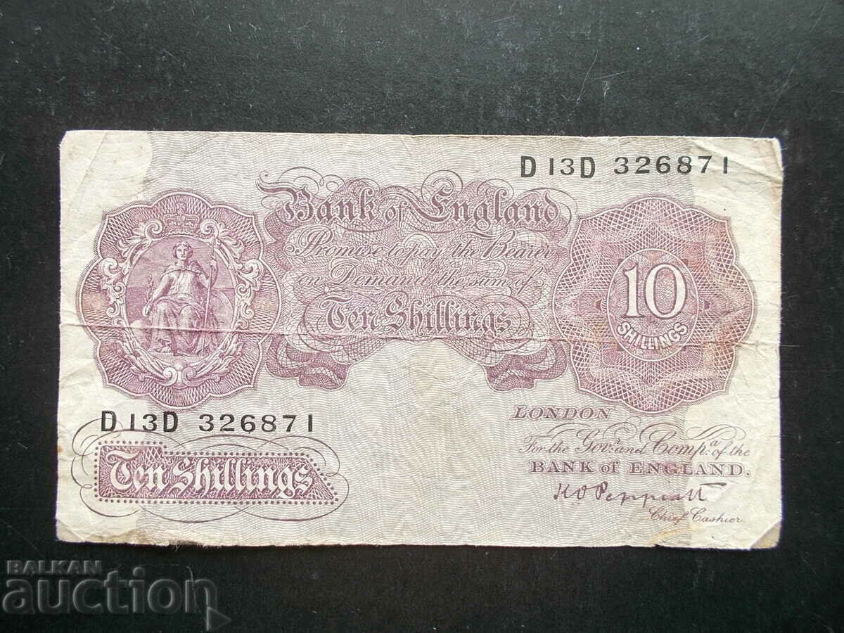 ΑΓΓΛΙΑ, 10 σελίνια, 1940