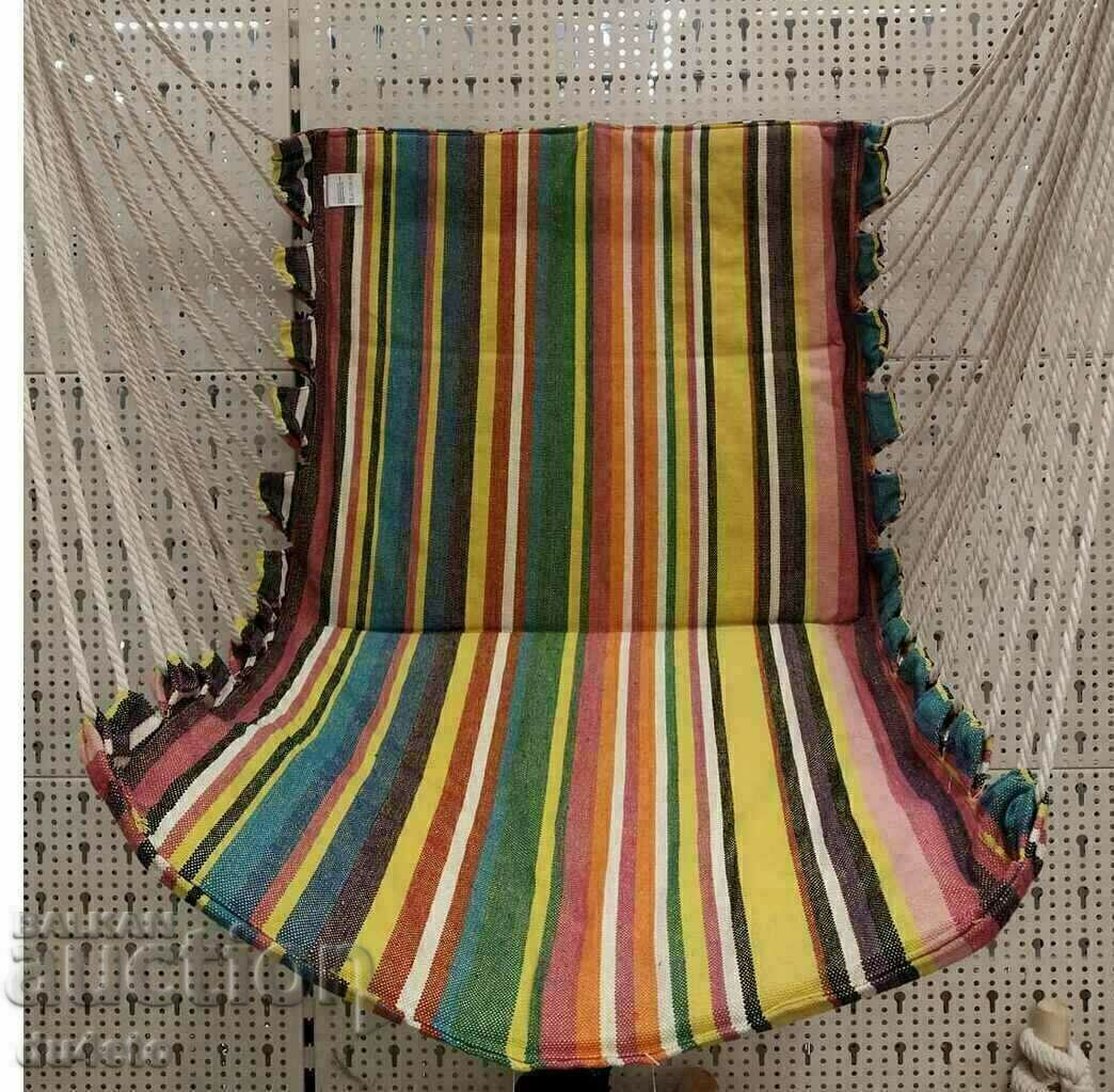 Single city swing, chair type hammock with ropes, New! Ma with price 55.00 BGN | € 28.12 Single city swing, chair type hammock with ropes, New! Ma with price 55.00 BGN | € 28.12