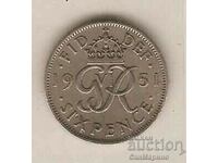 +Great Britain 6 pence 1951