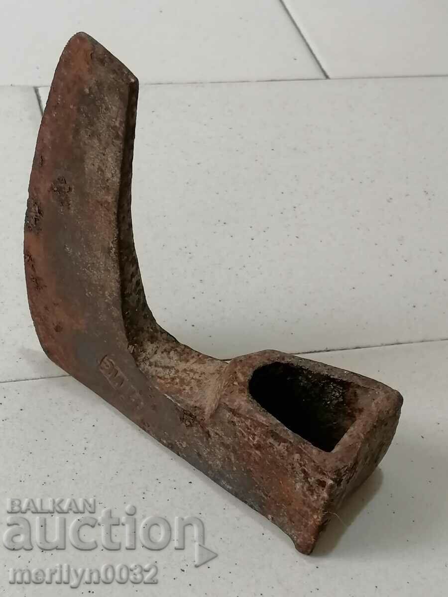 An old ax shaft tool wrought iron - 5 An old ax shaft tool wrought iron - 5