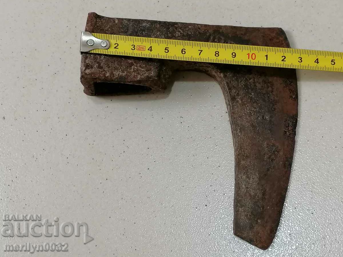 An old ax shaft tool wrought iron - 7 An old ax shaft tool wrought iron - 7