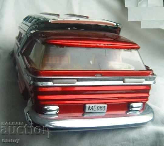 Old tin toy - bus, car, trolley - 29.5 cm with price 44.00 BGN | € 22.50 Old tin toy - bus, car, trolley - 29.5 cm with price 44.00 BGN | € 22.50