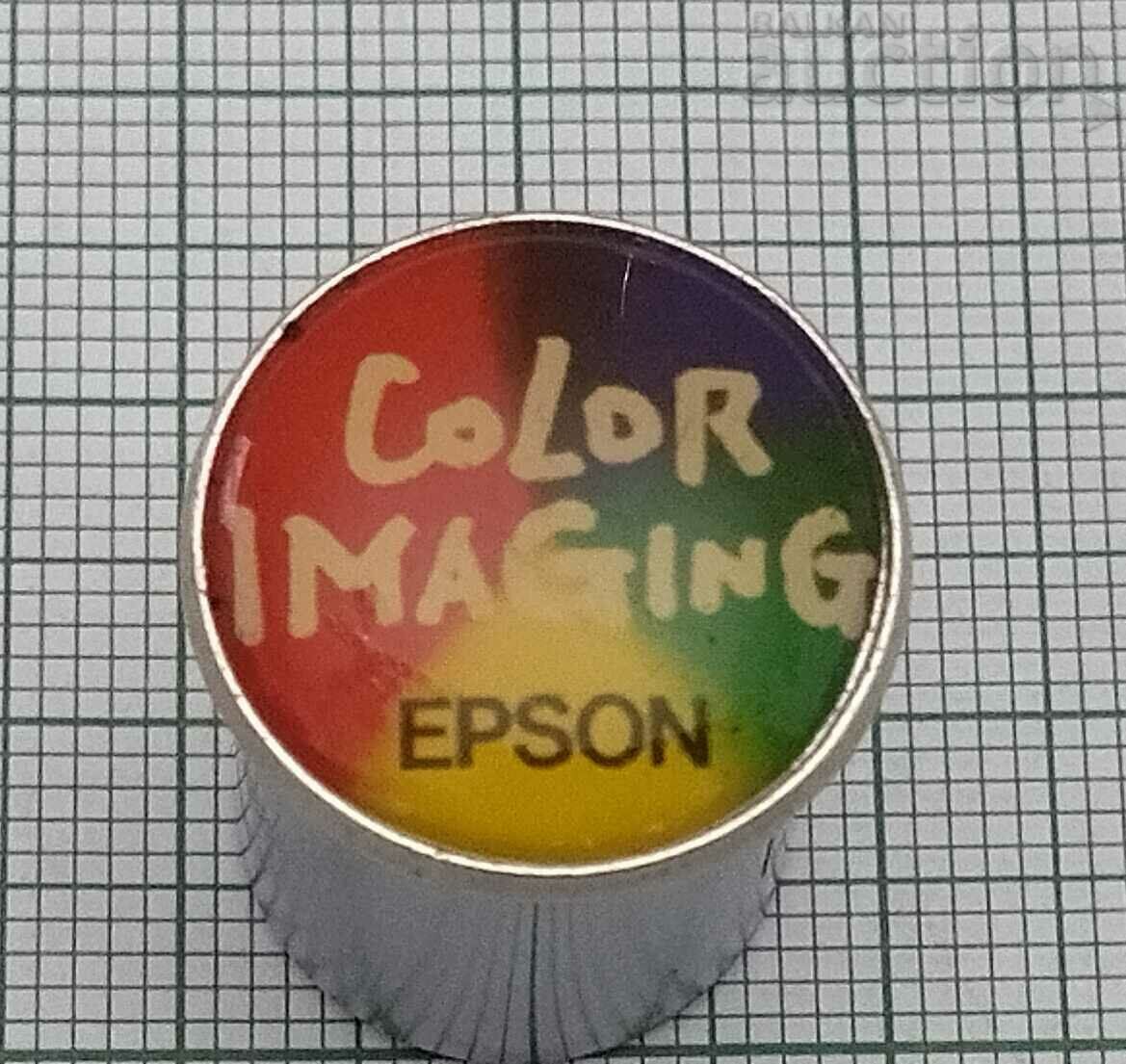 COLOR IMAGING EPSON BADGE PIN