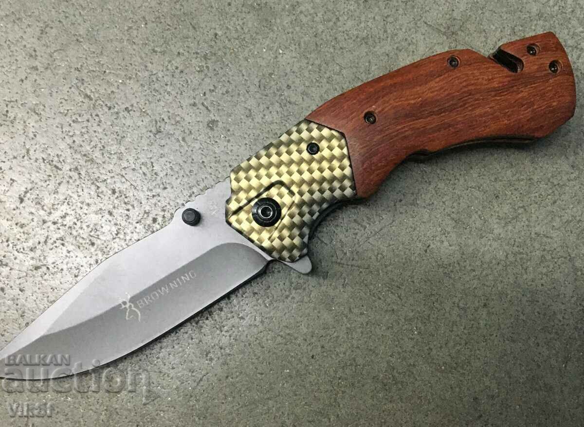 Folding automatic knife Browning X 88 titanium coating