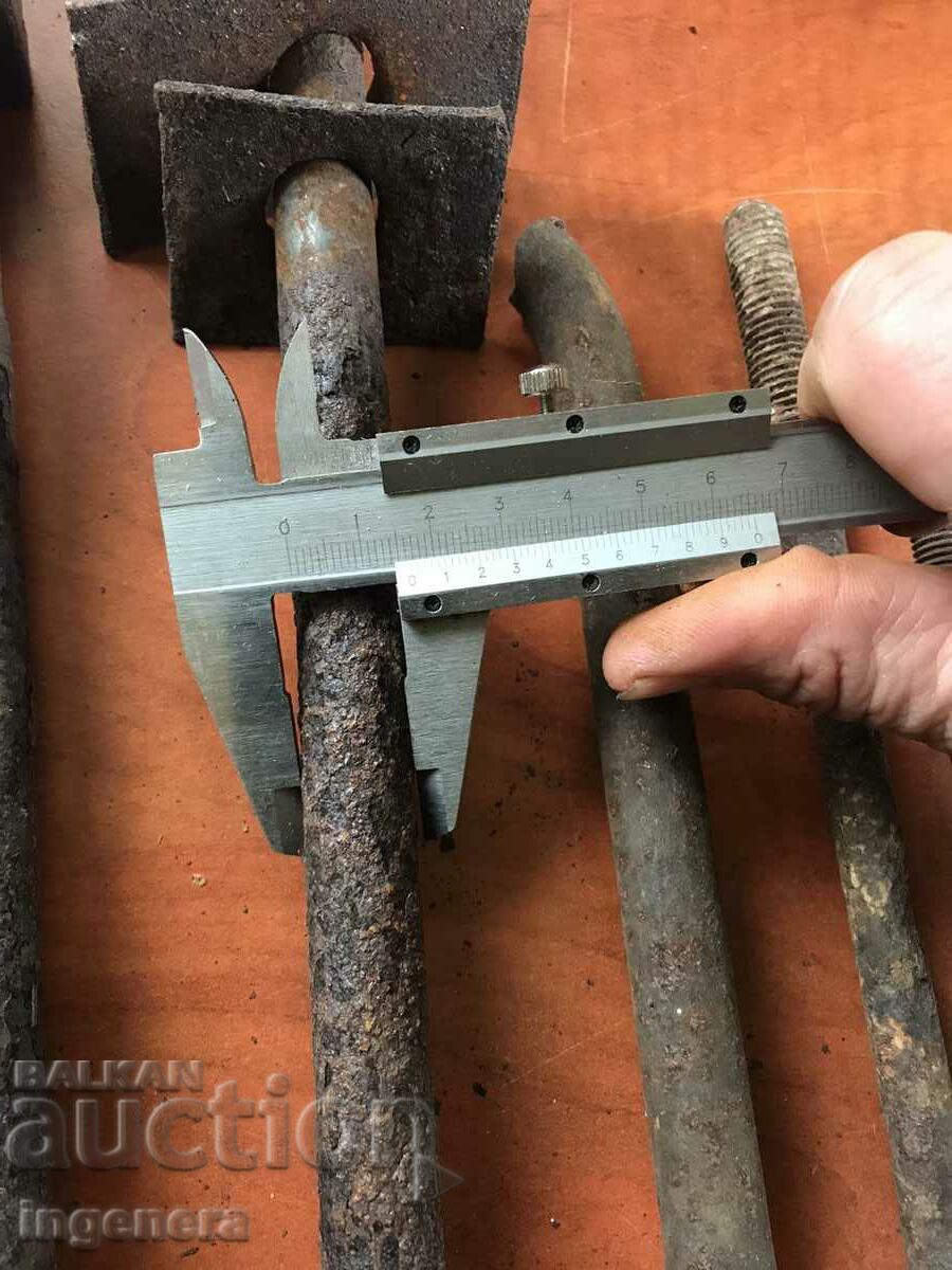 Auction BOLT VEHICLE ANTIQUE FORGE-5 PCS Auction BOLT VEHICLE ANTIQUE FORGE-5 PCS