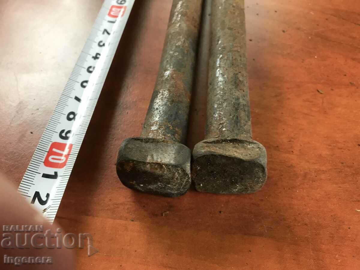 BOLT KOLARSKI OLD FORGING-2 PCS - 6 BOLT KOLARSKI OLD FORGING-2 PCS - 6