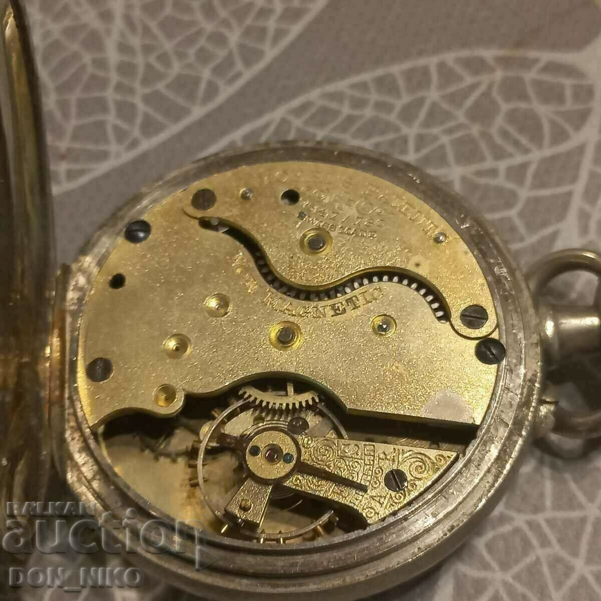 Delivery of Moeri"s Patent pocket watch Delivery of Moeri"s Patent pocket watch